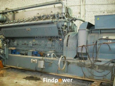 6MWe MAN B&W 18V20/27DG x4 Surplus new Pre-owned Power plant Dual fuel - Diesel or Natural gas 1999y 6300V 50Hz