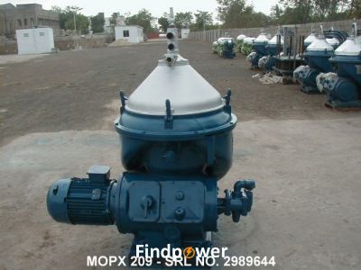 Alfa Laval Purifier MOPX 209 - Oil Separator , Purifier , Centrifuge 