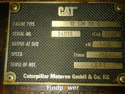 CAT 12 M 32C, 5415 KW, 2004 