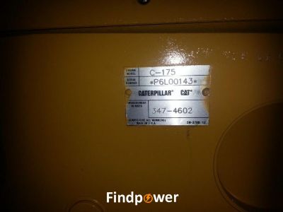 Caterpillar C-175 Generator available.