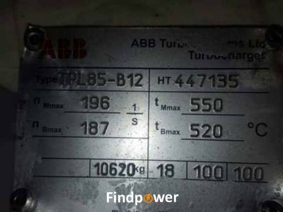 For Sale : ABB TPL85-B12 x 6 Unit Complete Turbocharger