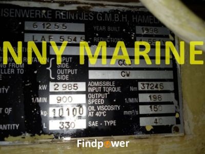 FOR SALE :- REINTJES MARINE REDUCTION GEAR BOX (LAF 5545) 