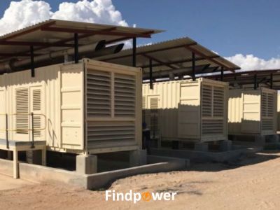 For Sale 9600 KW Perkins Containerized Diesel Generator Power Plant