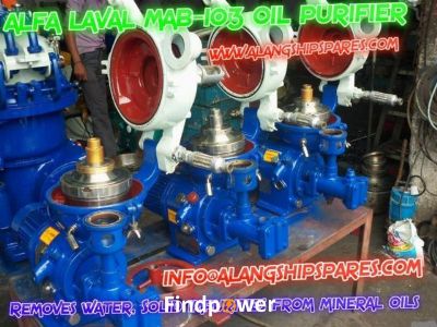 For Sale: Alfa Laval Centrifugal separator MAB-103 for Lube oil, diesel oil purification and clarification