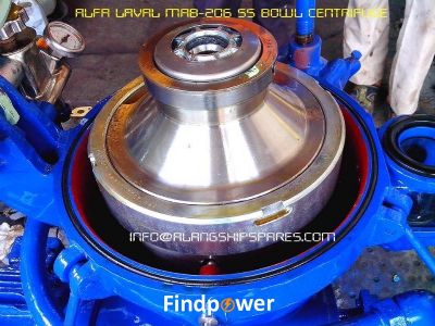 For Sale: Alfa Laval Disc Centrifuge, Industrial centrifuge MAB-206, MAB-205, MAB-206 for Lube oil, Transformer oil, Quench oil , Hydraulic oil purification