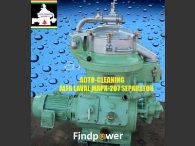 For sale: Alfa laval oil purifier, disc centrifuge, oil separator MAPX-207, MAPX-309, MAPX-210, MOPX-205, MOPX-207, MOPX-209, MMPX-303, MMPX-404