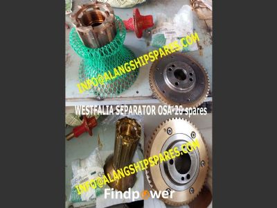 For Sale: Genuine Westfalia Separators, separator spare parts OSA7, OSA20, OSB35