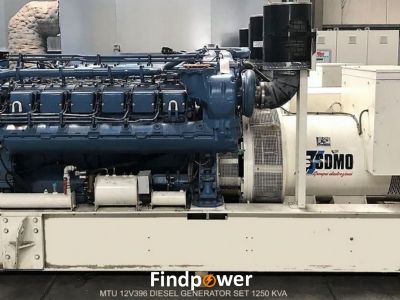 For Sale MTU open Diesel Generator sets 1250KVA