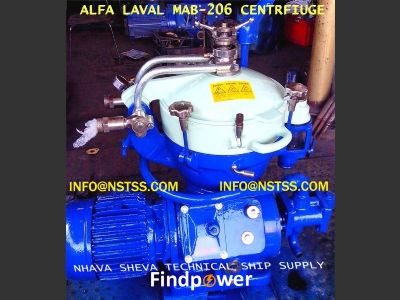 For sale: Reconditioned Alfa Laval oil purifier, DO purifier, HFO purifier, Alfa Laval spares, Ship oil purifier