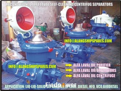 For Sale: Reconditioned Alfa Laval self-cleaning oi purifier, Industrial centrifuge, Lube oil Purifier, Ship oil purifier, HFO purifier MAPX-207, MOPX-207