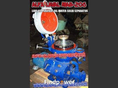 For Sale: Refurbished Alfa Laval MAB-206 oil purifier, oil separator