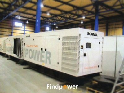 For Sale: SCANIA/SWEDEN SG450  400KVA 50/60HZ 356KW 200/400OLT 356KW