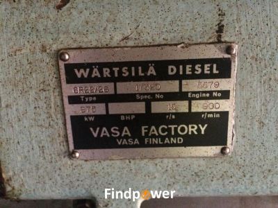 For Sale: Wartsila 6R22/26 Complete Diesel Engine