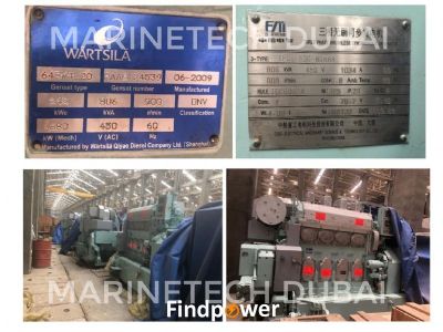 FOR SALE- WARTSILA W4L20 - UNUSED GENERATOR - 6 SETS