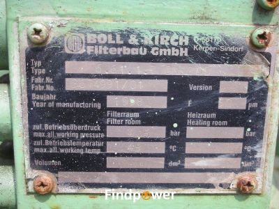 FOR SALE:BOLL & KIRCH FILTERBAU GMBH 6.61.1.7 DN200 & 6.64 DN100 FILTER