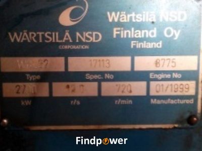 FOR SALE:WARTSILA W6L32 DIESEL ENGINE FOR SALE