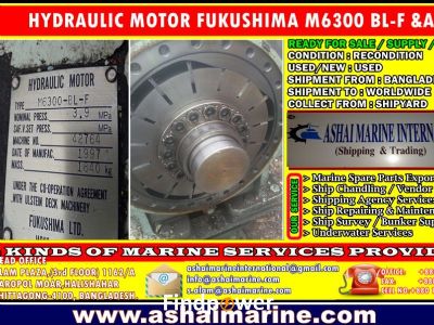 HYDRAULIC MOTOR FUHUSHIMA M6300 BL-F & A-F  