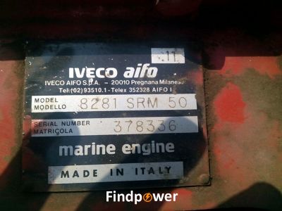 Iveco Aifo 8281 SRM 50 Marine Engine 3Pcs for Sales.