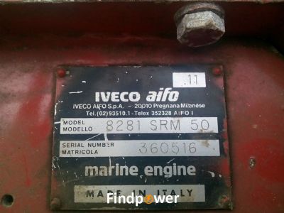 Iveco Aifo 8281 SRM 50 Marine Engine 3Pcs for Sales.