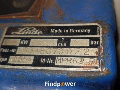 LINDE HYDRAULIC PUMP MPR 63 R MODEL (HF HYDRAULICS, INDIA)​