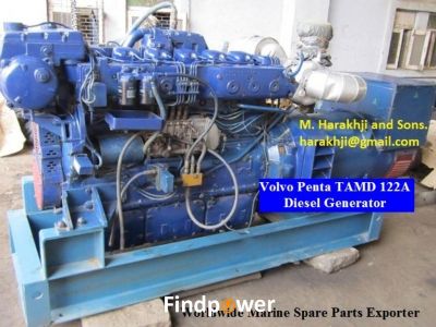 Volvo Penta TAMD 122A Diesel Generator for Sale